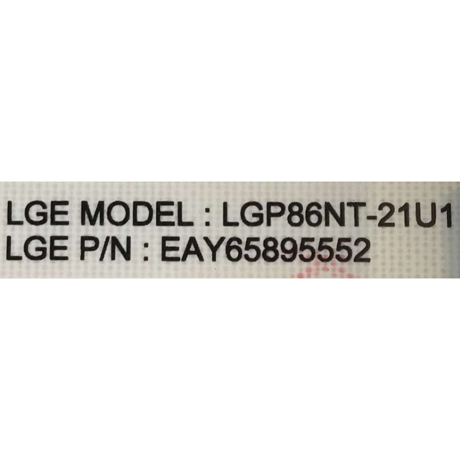 KIT DE TARJETAS PARA TV LG / MAIN EBT66699001 / EAX69462005(1.0) / FUENTE EAY65895552 / LGP86NT-21U1 / 3PCR02852B / T-CON 6871L-6102D / 6870C-0834B / PANEL NC860TQF-AAKH1 / MODELO 86UP8770PUA / 86UP8770PUA.BUSYLKR - Imagen 2